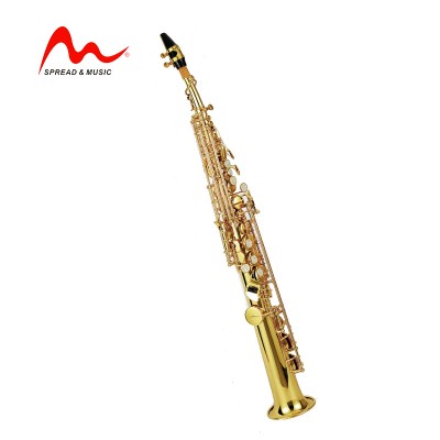 soprano trumpet wind instruments golden lacquer B flat wholesales wind instruments